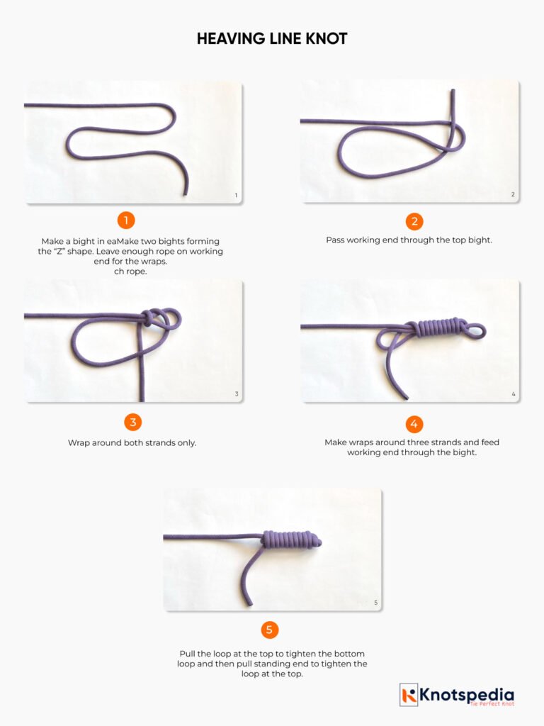 How To Tie A Heaving Line Knot Illustrated Guide