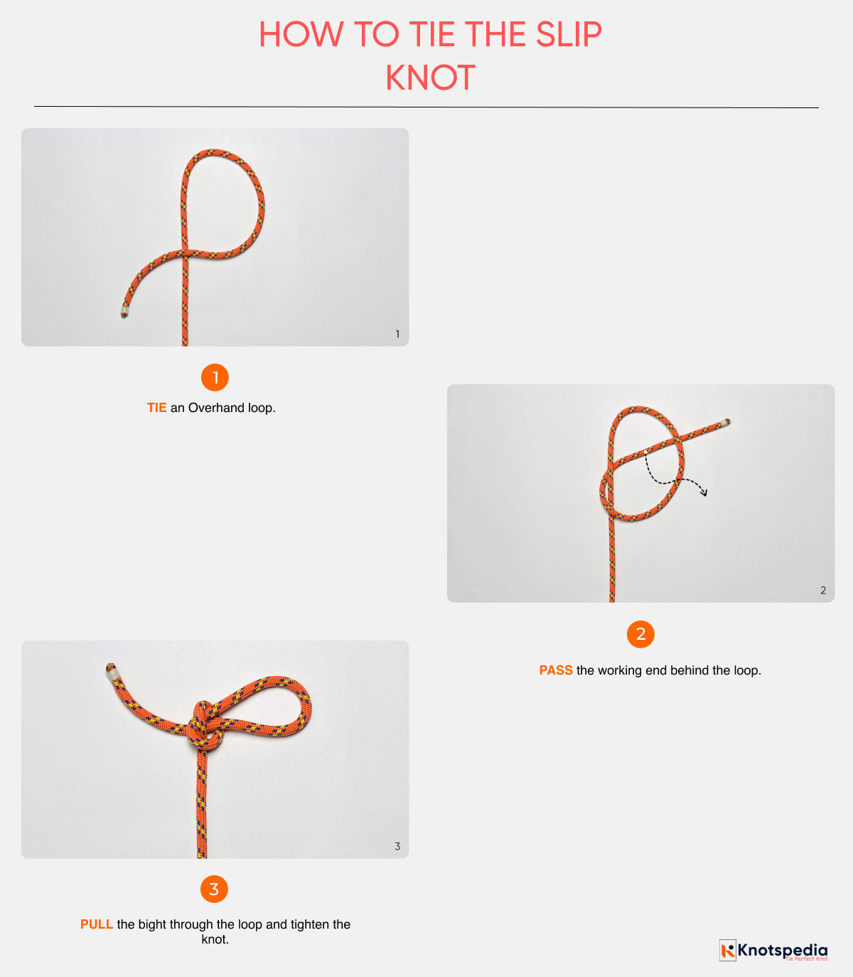 HOW TO TIE A SLIP KNOT