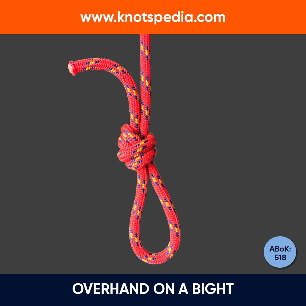 How to Tie Overhand on a Bight (Overhand Loop) in 3 Steps