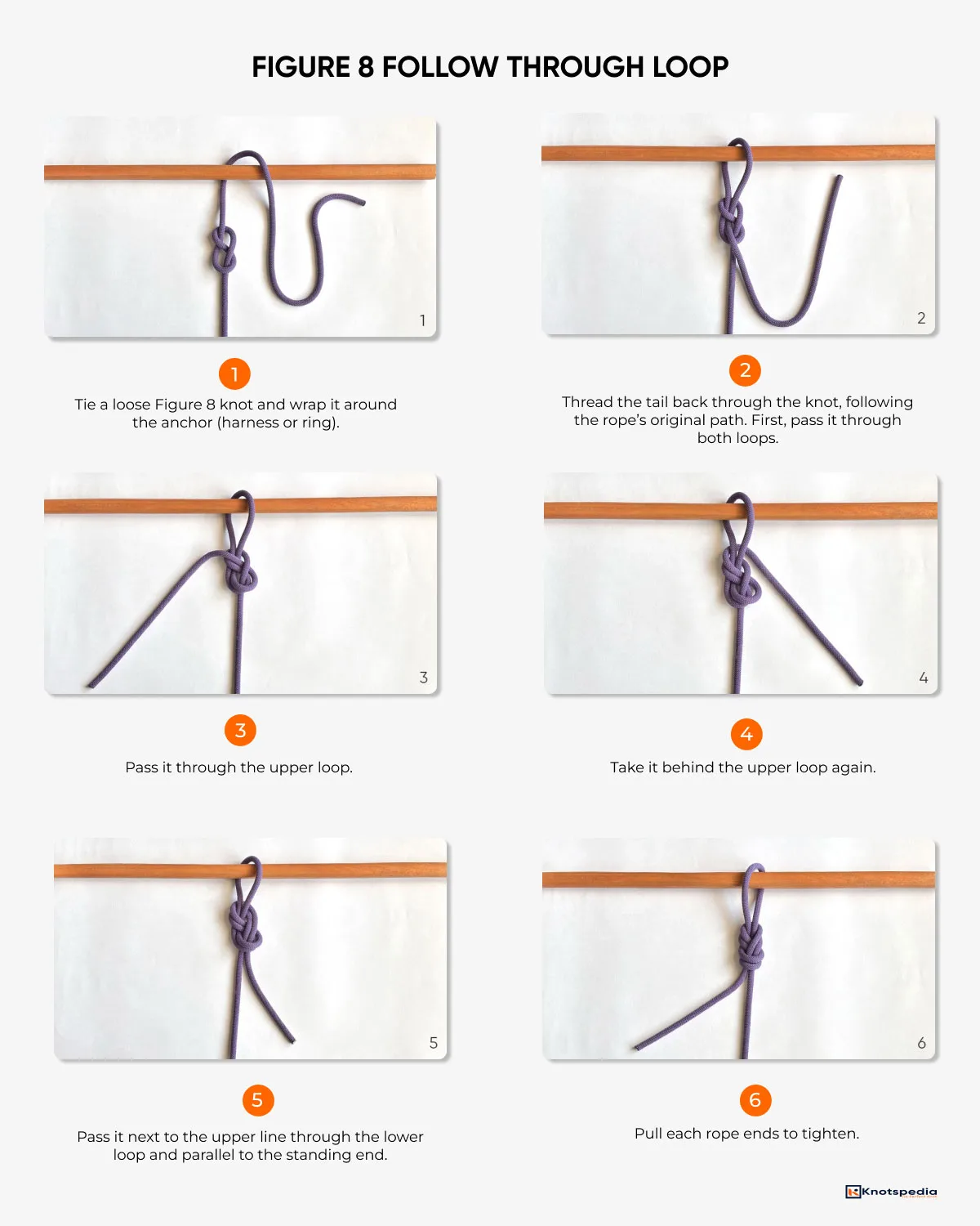How To Tie Figure 8 Follow Through Loop Step By Step Guide 