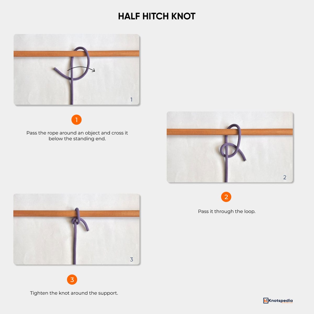 How to Tie the Half Hitch Knot (The Correct Way)