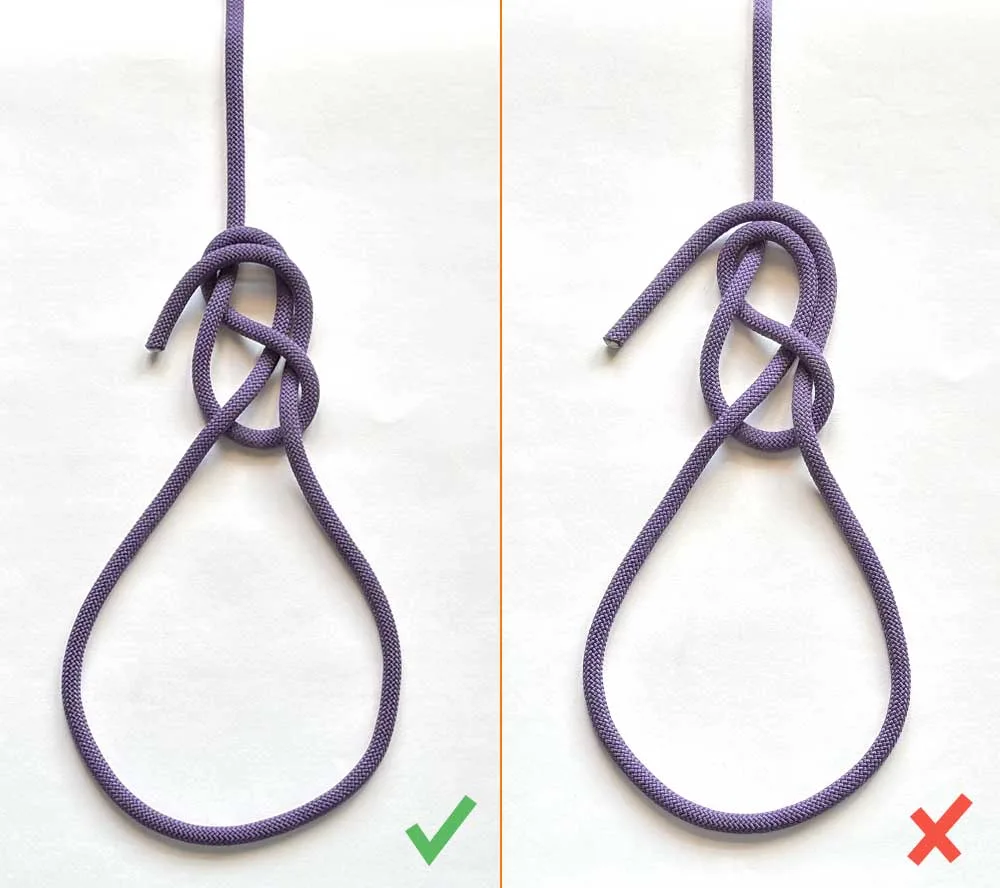 go-below-the-top-of-the-knot-and-not-above