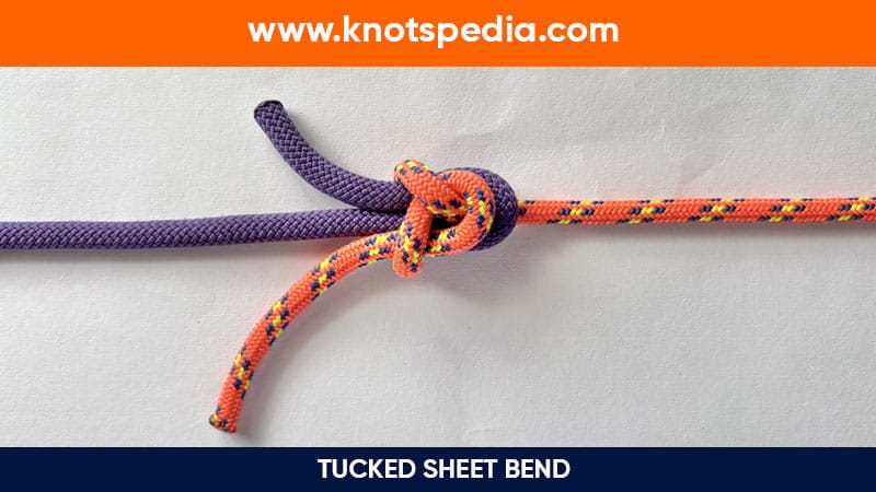 diagram of tucked sheet bend