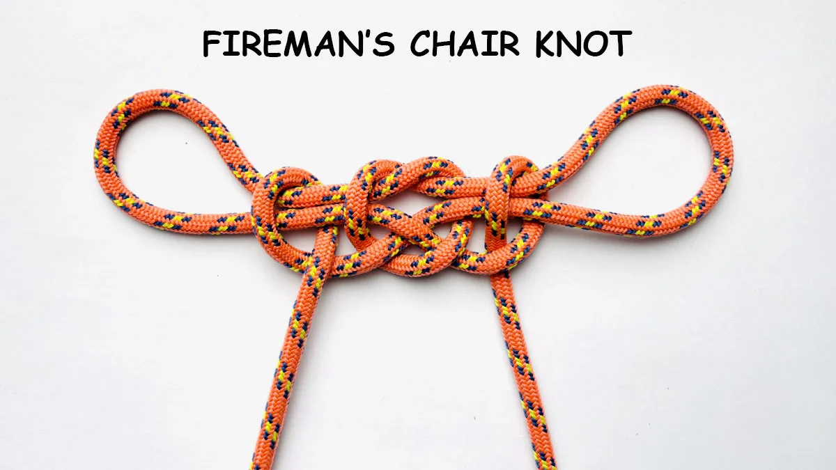 firemans chair knot diagram