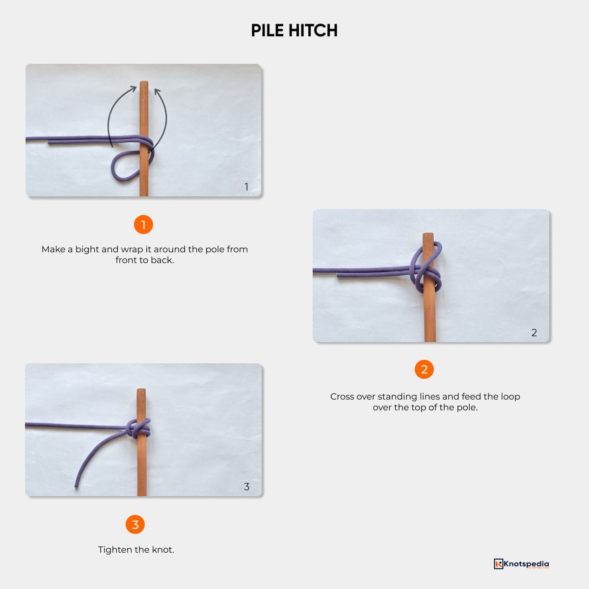 diagram-of-the-pile-hitch knot