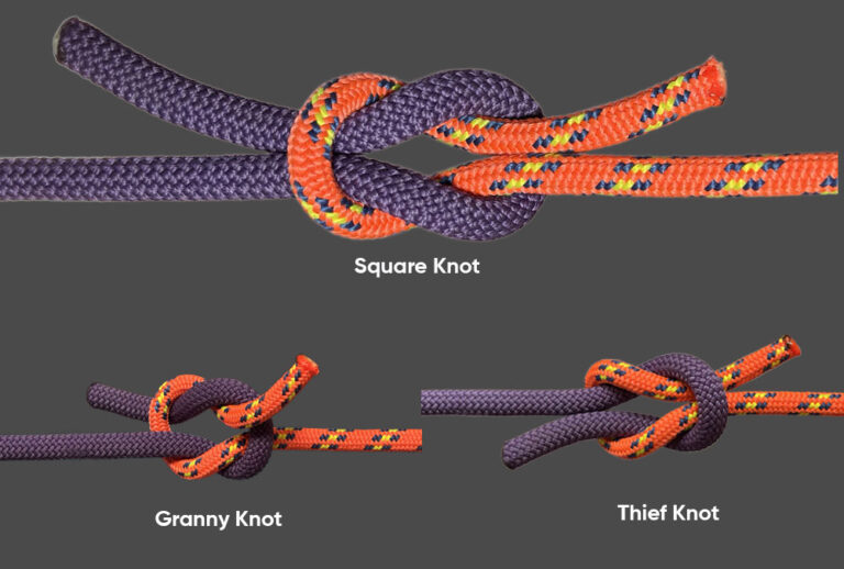 square tie knot