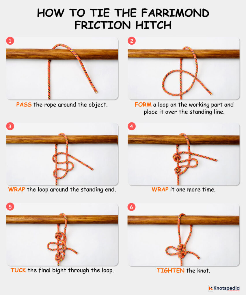 Friction Rope How to Tie the Farrimond Friction Hitch (Photos & Video)
