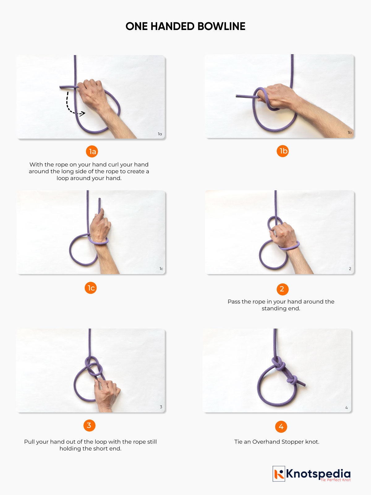 ONE-HANDED-BOWLINE