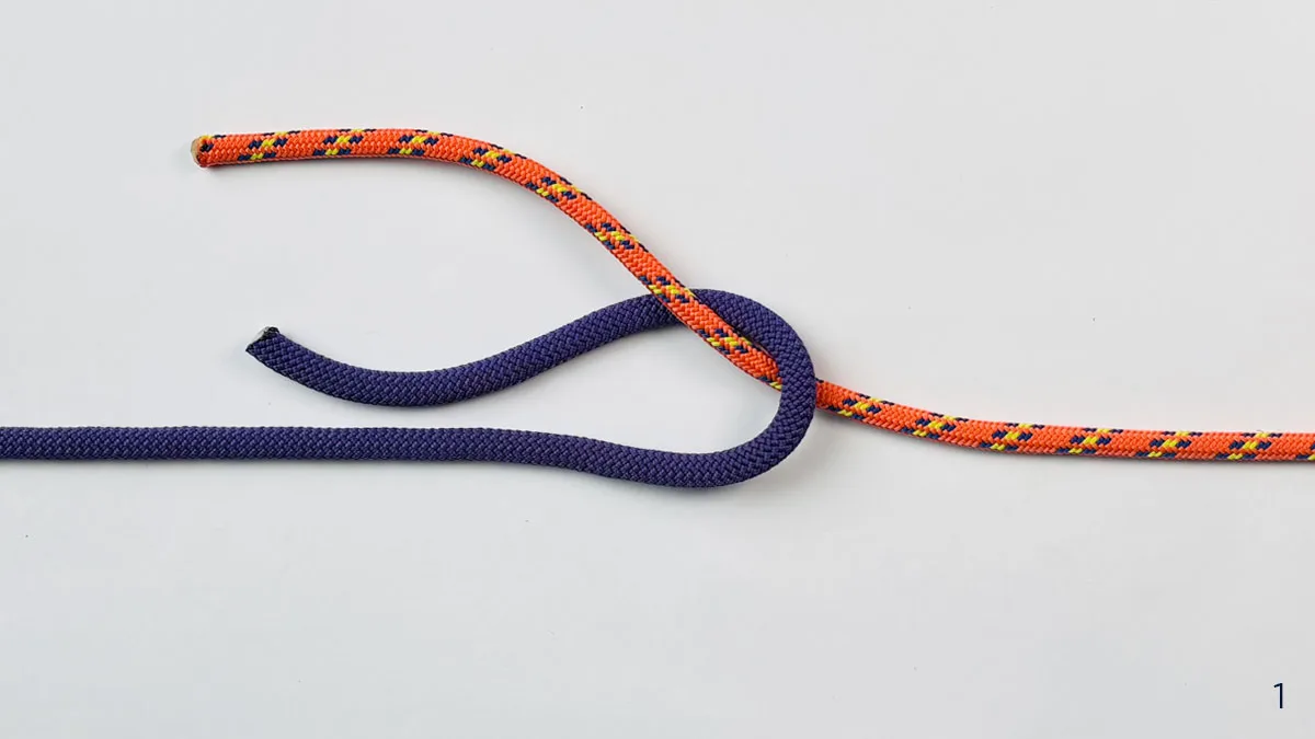 double-sheet-bend-step-1