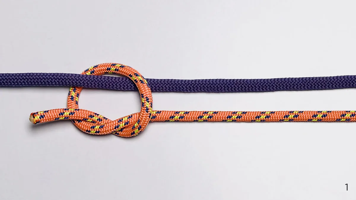 fisherman's-knot-step-1
