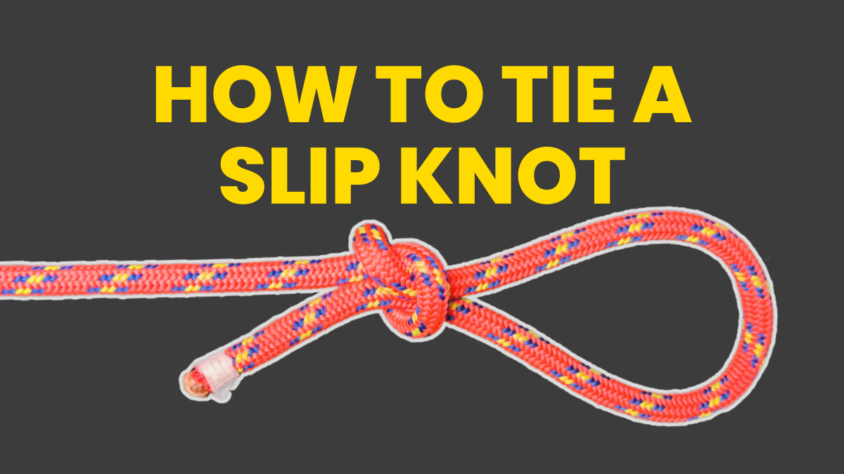 How to Tie a Slip knot