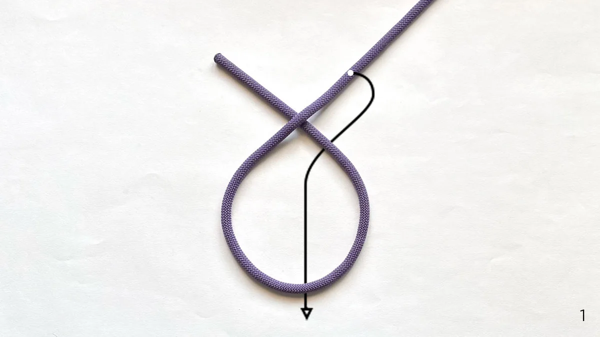 artillery-loop-knot-diagram-step1