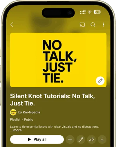 no talk just tie image 1