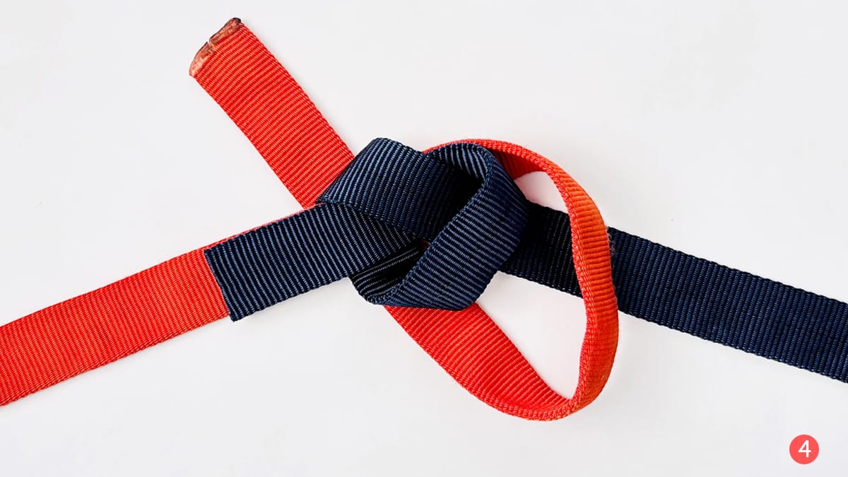 water knot step 4 how to tie the water knot