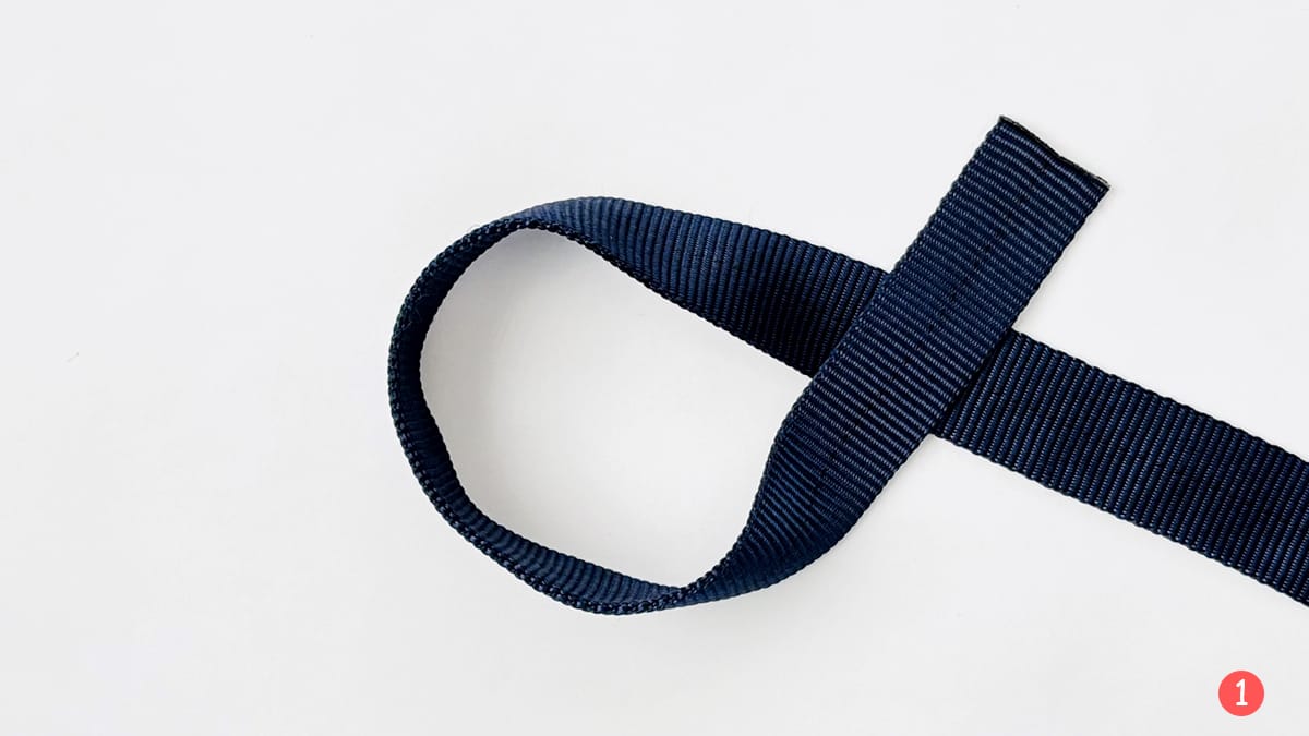 water knot step1 how to tie the water knot