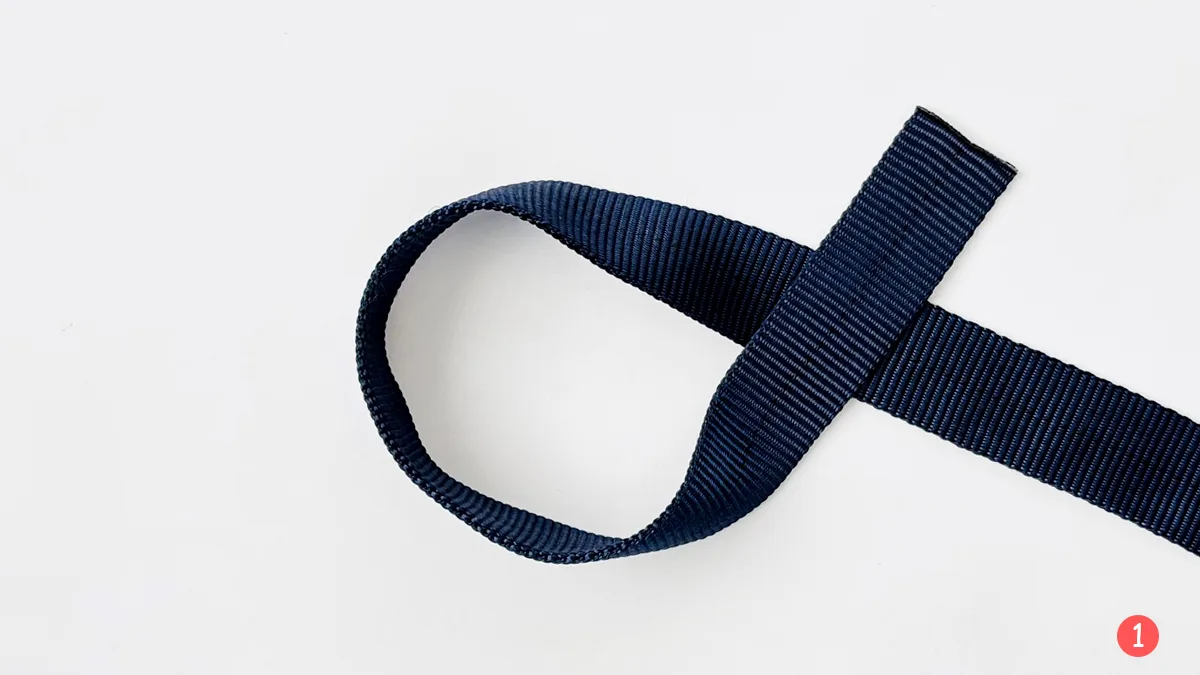 water knot step1 how to tie the water knot