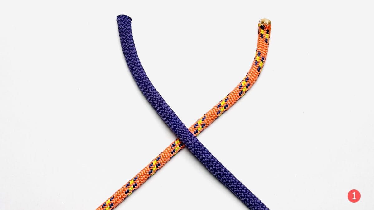 granny knot step 1 how to tie a granny knot knotspedia 1