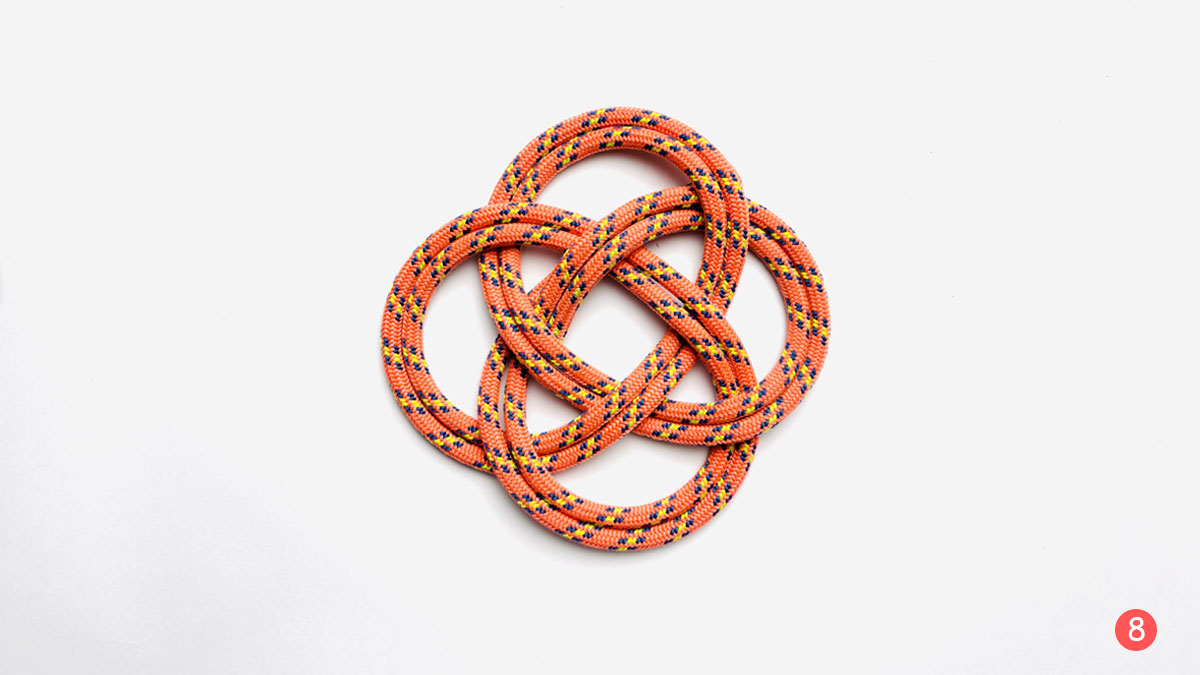 carrick bend mat step 8 how to tie a carrick mat knotspedia