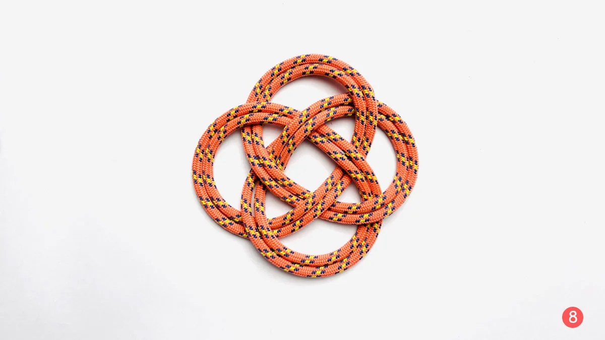 carrick bend mat step 8 how to tie a carrick mat knotspedia