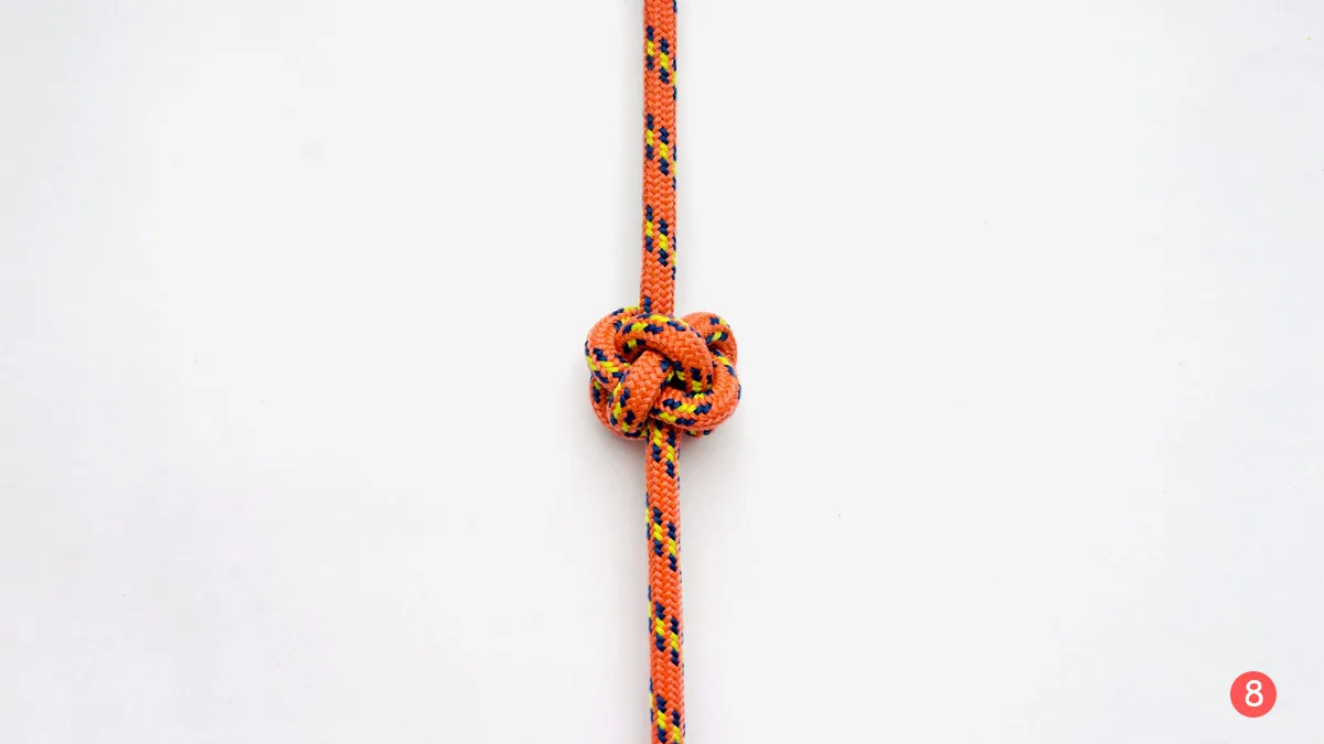 celtic button knot step no 8 how to tie the celtic button knot knotspedia