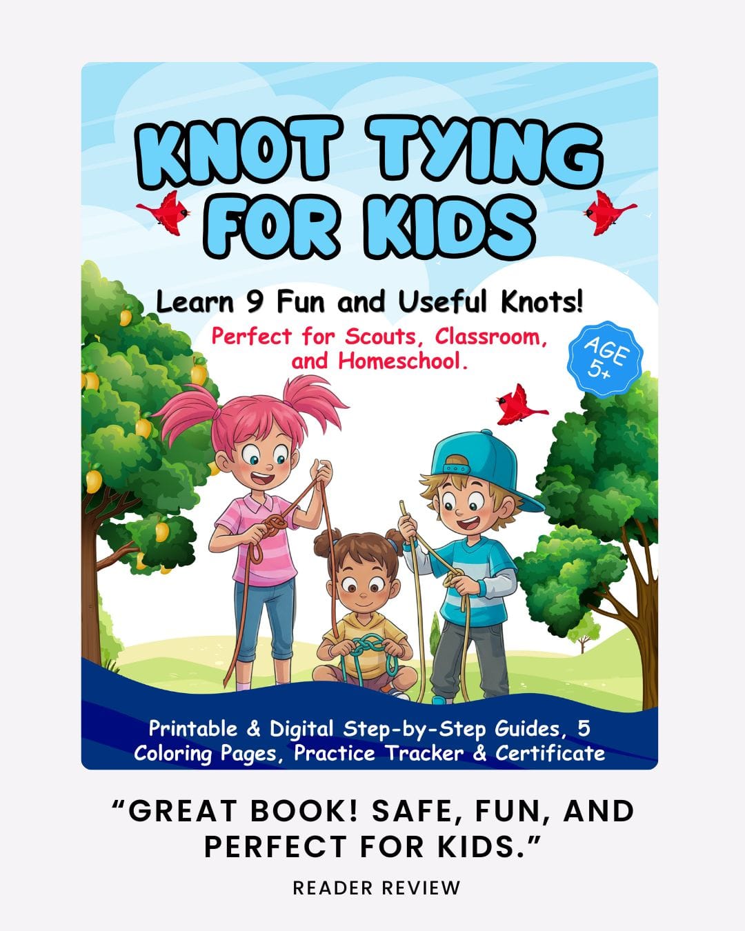knot tying for kids