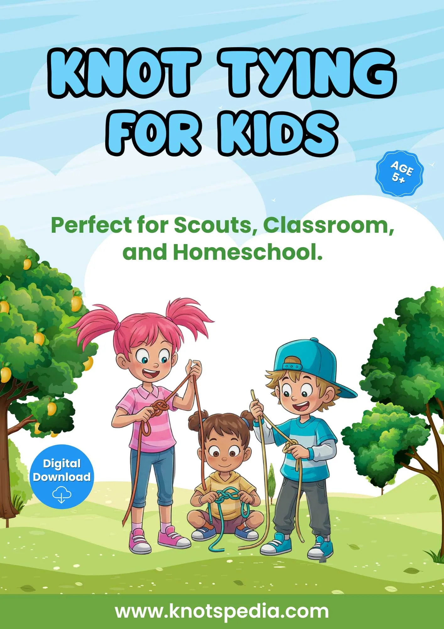 knot tying for kids