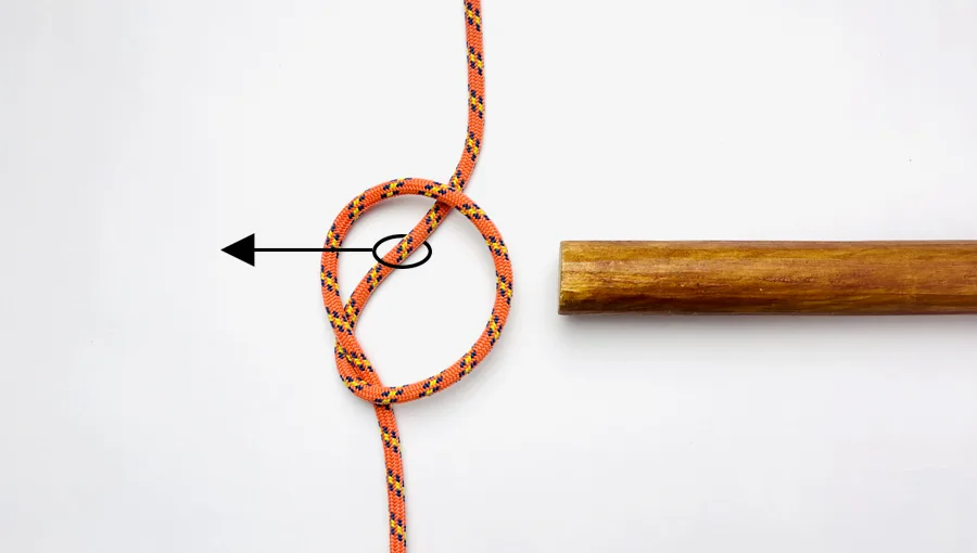 Marlinspike hitch step 2 how to tie the marlinspike hitch